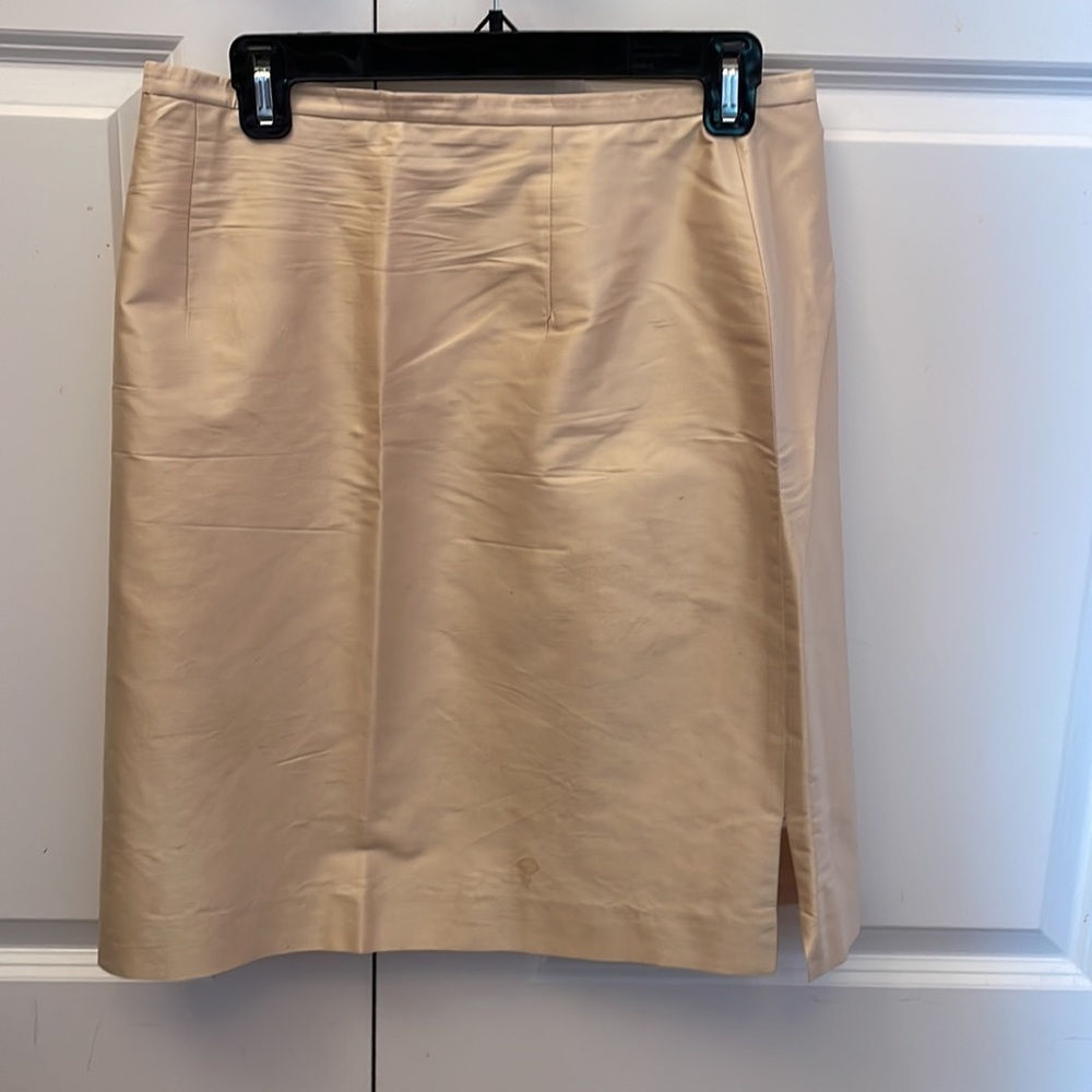 Louben 100% silk skirt lined petite